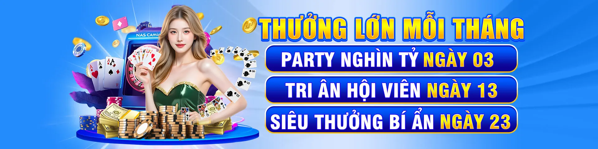 Tiền thưởng chào mừng độc quyền 03tr88